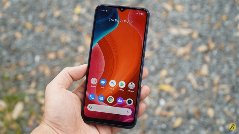 Kích thước màn hình Realme C15 (2021) lên đến 6.5 inch