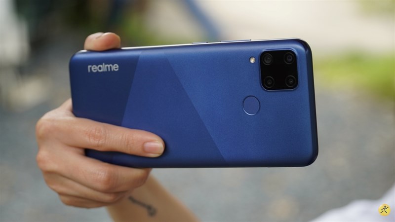 Cụm camera sau của Realme C15 (2021)