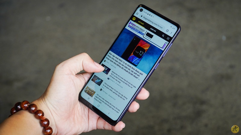 Màn hình Infinity-O của Galaxy A21s Màn hình Infinity-O của Galaxy A21s