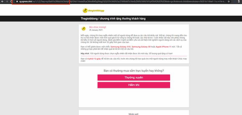 CẢNH BÁO: Xuất hiện loạt website lừa đảo giả mạo Thế Giới Di Động và Điện Máy XANH để đánh cắp thông tin người dùng