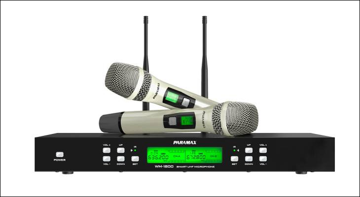 8 tiêu chí cơ bản khi chọn micro không dây giúp bạn có giọng hát hay > Cặp micro không dây Paramax WM-1800 có chất lượng cực kì tốt