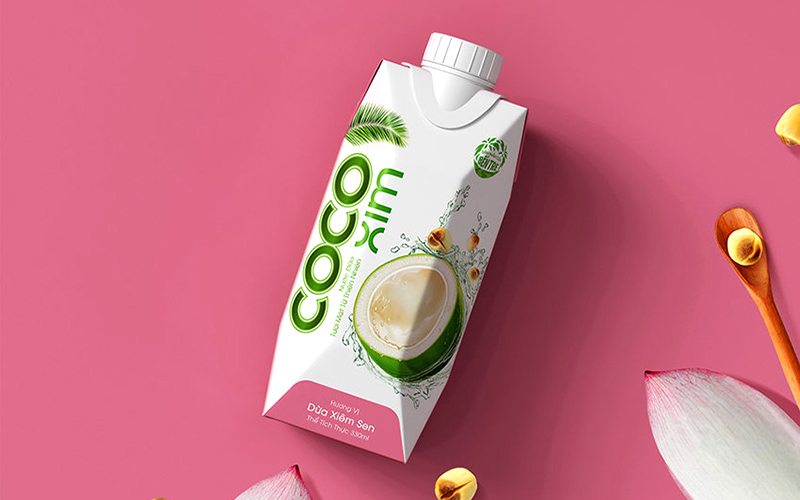 Nước dừa xiêm sen Cocoxim