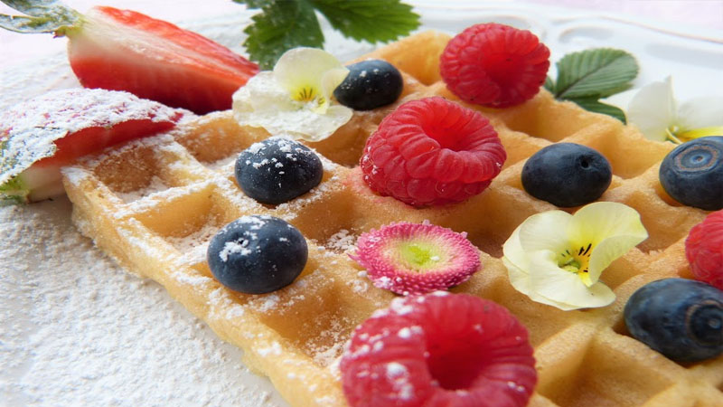 Bánh waffle yến mạch