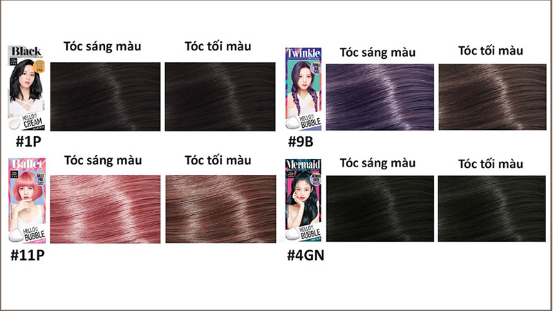 Mise En Scene Hello Bubble Foam Color là sản phẩm nhuộm tóc tạo bọt đầu tiên tại Việt Nam, giúp nhuộm tóc dễ dàng hơn bao giờ hết. Chỉ cần lắc đều chai nhuộm, tạo bọt và thoa đều lên tóc, bạn đã sở hữu một mái tóc đổi màu mới ngay tại nhà. Hãy cùng trải nghiệm sản phẩm này và thử thách bản thân với những màu sắc mới lạ.