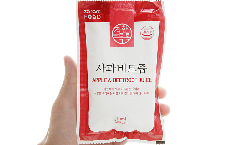 Nước ép táo và củ dền Zaram Food 80ml