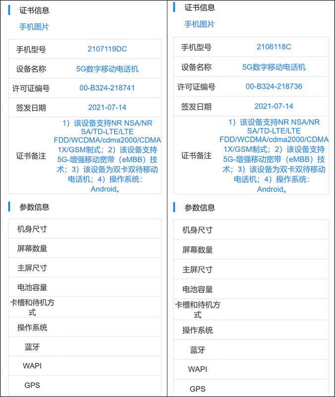 Hình ảnh rò rỉ của Xiaomi Mi MIX 4 và Mi CC11