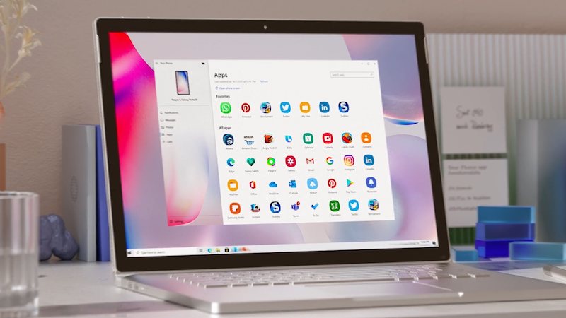 Anh nen ứng dụng Your Phone