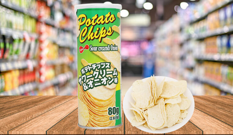 Lạ miệng với sự kết hợp giữa kem chua và hành tây trong snack khoai tây Peke