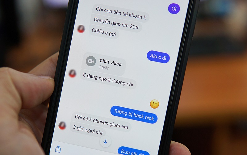 Lừa tiền người dùng Facebook bằng gọi điện Messenger