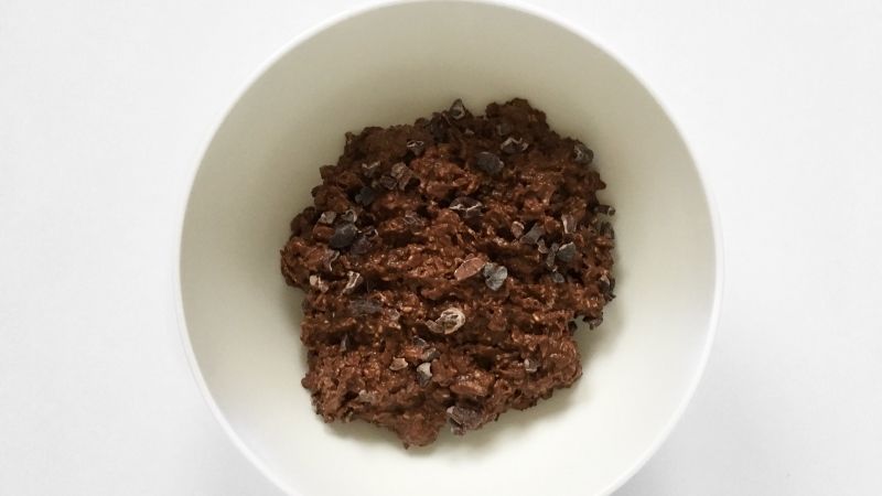 Yến mạch chocolate cho bữa sáng eat clean