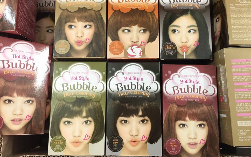 Thuốc nhuộm tóc dạng bọt Etude House Hot Style Bubble