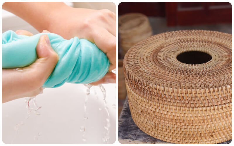 How to clean bamboo and rattan furniture quickly and cleanly for Tet