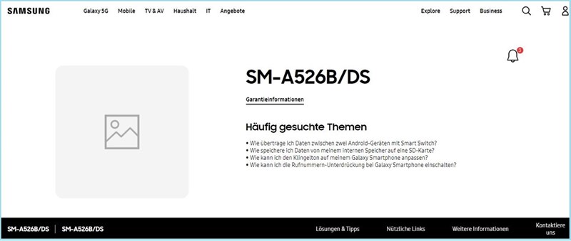 Galaxy F62, F12, A72, A52 5G xuất hiện trên trang web hỗ trợ của Samsung, có thể ra sẽ mắt vào tháng 2 tới