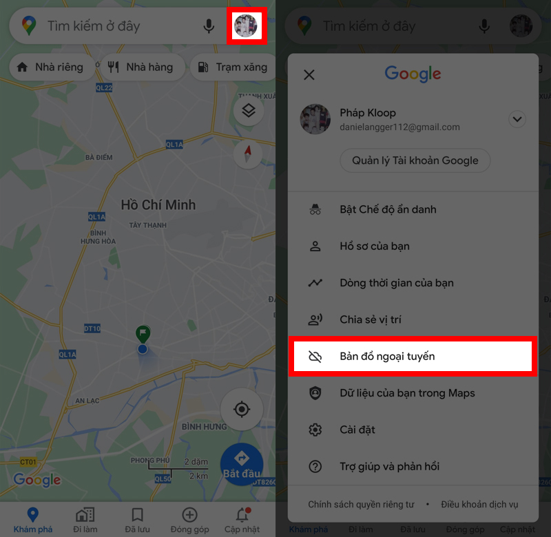 Tải bản đồ ngoại tuyến Tải bản đồ ngoại tuyến