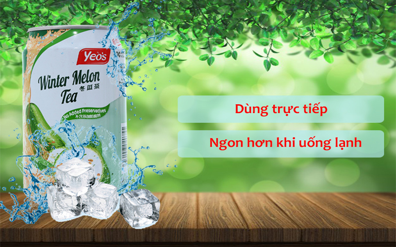Trà bí đao Yeo’s tốt cho sức khỏe và làn da