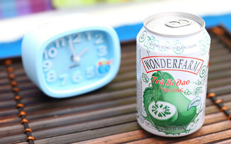 Trà bí đao Wonderfarm nhỏ gọn tiện lợi