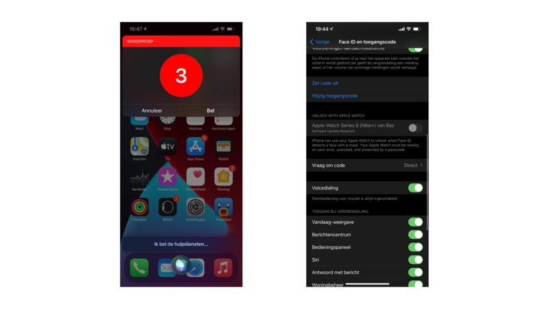 Hey Siri, thực hiện cuộc gọi khẩn cấp! Hey Siri, thực hiện cuộc gọi khẩn cấp!