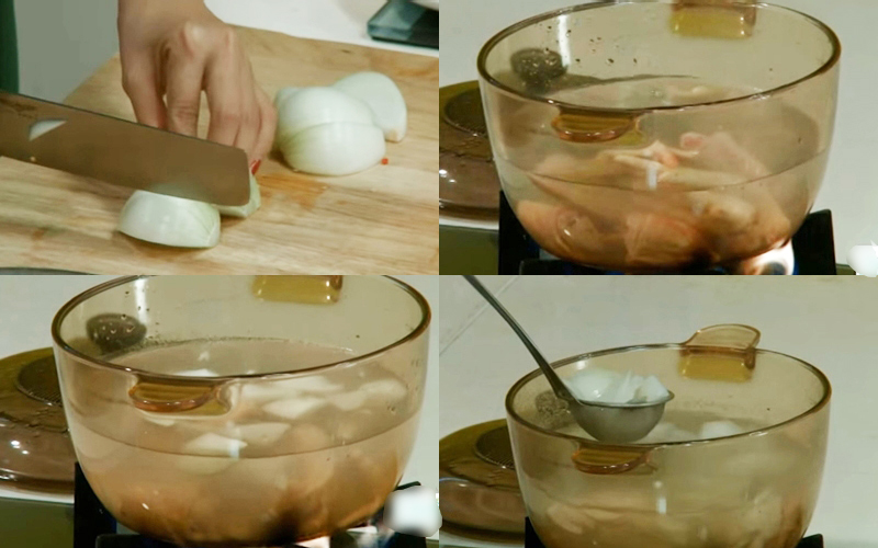 Cách làm lẩu gà măng chua
