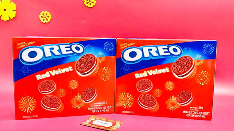  Bánh Oreo red velvet