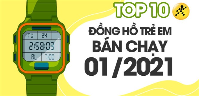 Top 10 đồng hồ thời trang trẻ em bán chạy nhất tháng 01/2021 tại Điện máy XANH