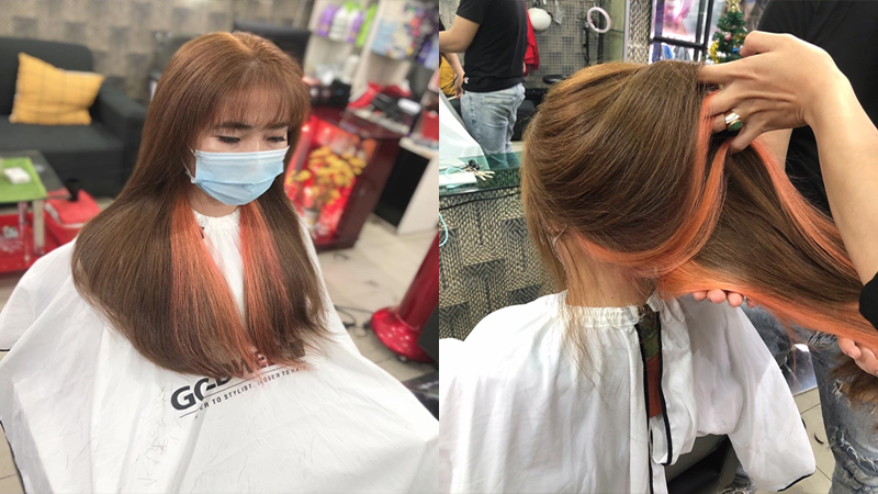 Who says blondes have more fun? With our golden highlight hair color options, you can rock a vibrant and sun-kissed look that will turn heads. Trust our experienced stylists to create a perfect blend of warm and cool tones to highlight your best features. Click on the image to see this stunning hair transformation!