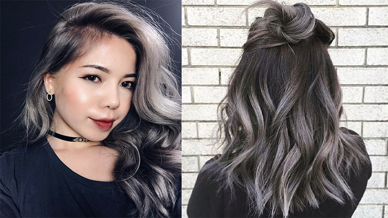 Tóc nhuộm ombre đen sẽ khiến bạn trở nên nổi bật và thu hút mọi ánh nhìn. Những sắc thái màu đen khác nhau sẽ kết hợp với nhau để tạo ra một kiểu tóc độc đáo và cá tính, giúp bạn tự tin và xinh đẹp hơn bao giờ hết.