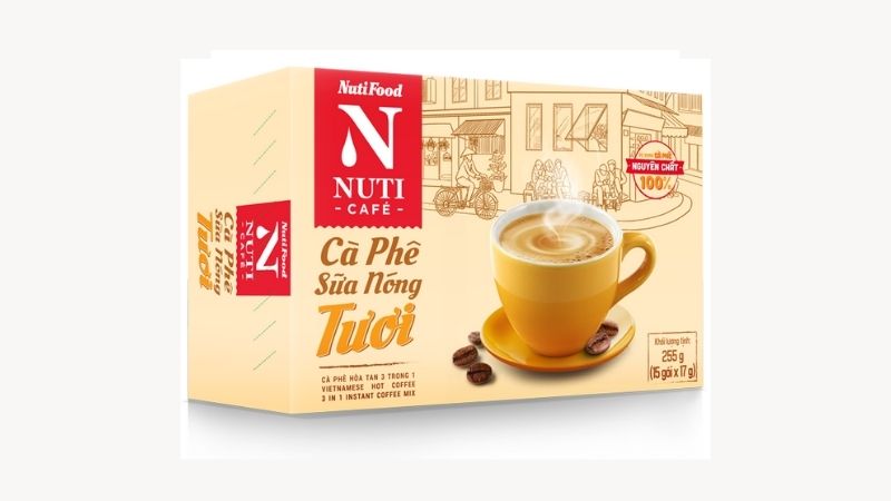 Cà phê Sữa nóng tươi NutiCafé