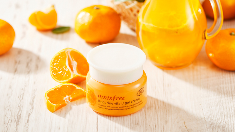 Kem dưỡng trắng da Innisfree Tangerine Vita C Gel Cream