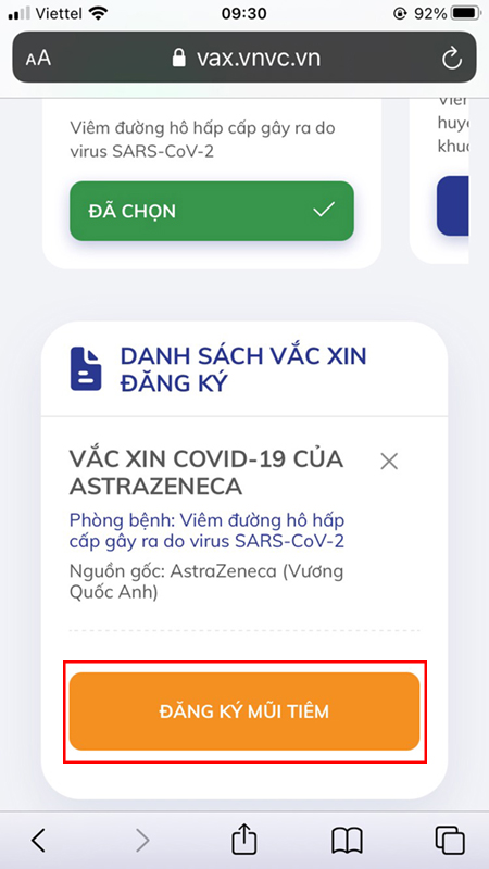 Hướng dẫn cách đăng ký tiêm phòng COVID-19