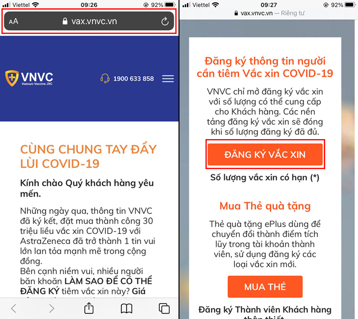 Cách đăng ký tiêm vắc-xin phòng COVID-19 online trên VNVC ...