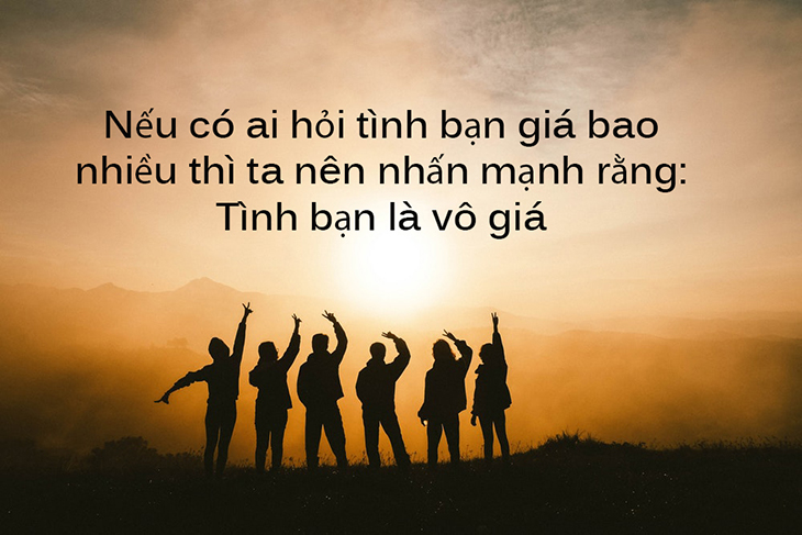 câu nói hay giữa đồng tiền và tình bạn