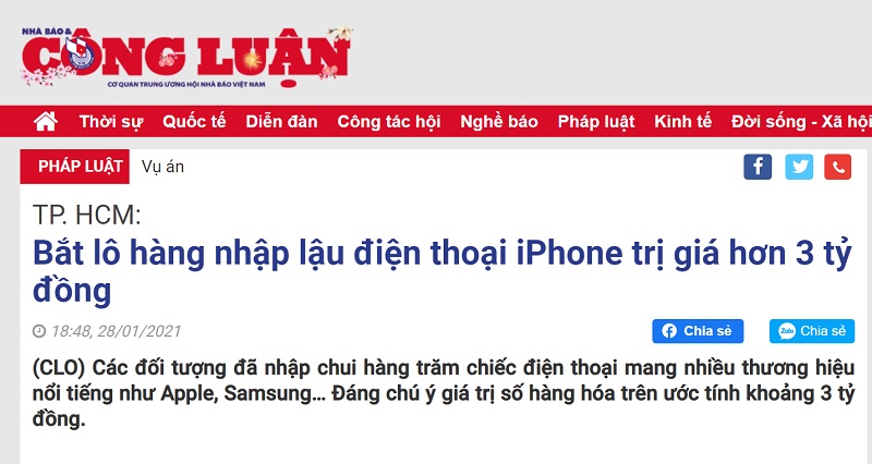 iPhone nhập khẩu không giấy tờ iPhone nhập khẩu không giấy tờ