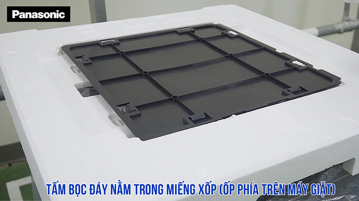 Hướng dẫn lắp đặt tấm bọc đáy mặt giặt cửa trước của Panasonic