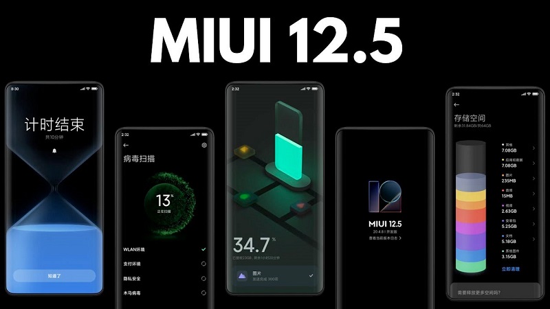 Xiaomi ra mắt MIUI 12.5 bản quốc tế: Giao diện làm mới mượt mà hơn