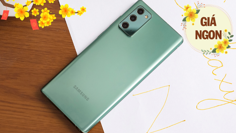 Galaxy Note 20 cũ vẫn đang giảm ngon lành trong dịp Tết này, giá máy chưa đến 13 triệu, quá đáng sắm Galaxy Note 20 cũ vẫn đang giảm ngon lành trong dịp Tết này, giá máy chưa đến 13 triệu, quá đáng sắm