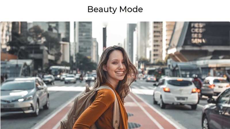 Beauty mode on HTC Wildfire E Lite High detailed 4X digital zoom support. Source: HTC.
