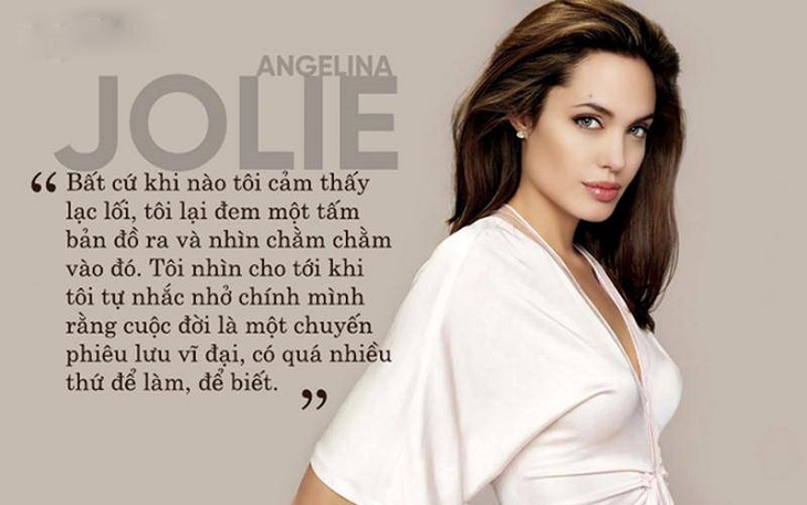 Câu nói của Angelina Jolie