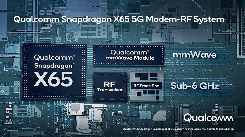 Snapdragon X65 là modem 5G 10 gigabit đấu tiên trên thế giới