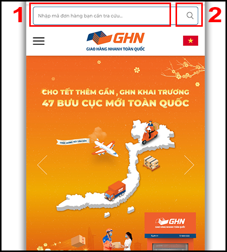 Kiểm tra vận đơn Giao hàng nhanh