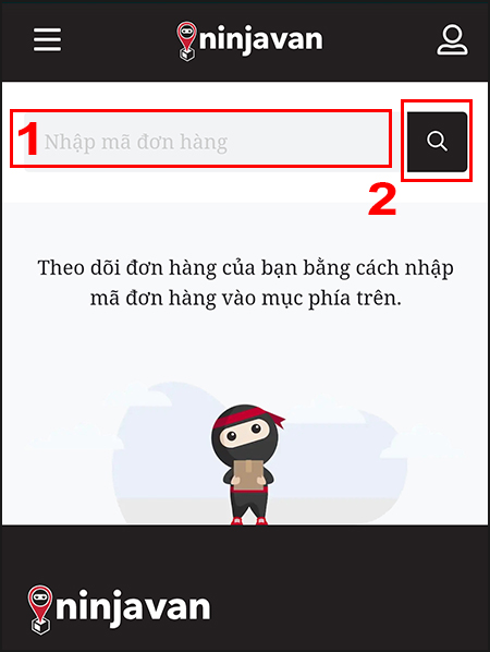 Tra cứu vận đơn tại website Ninja Van