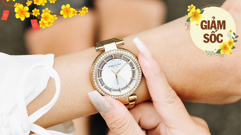 Vui Tết sum vầy, đồng hồ thời trang nữ Kenneth Cole giảm cực sốc 60%, sắm về du Xuân thì còn gì bằng Vui Tết sum vầy, đồng hồ thời trang nữ Kenneth Cole giảm cực sốc 60%, sắm về du Xuân thì còn gì bằng