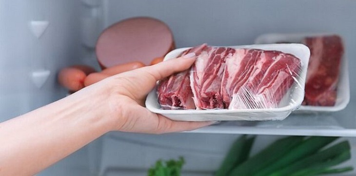 Wrap the meat tightly before putting it into the refrigerator
