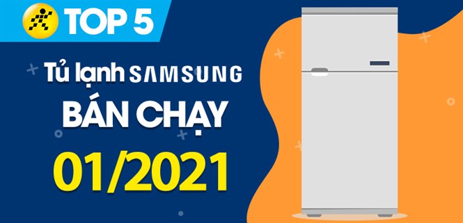 Top 5 Tủ lạnh Samsung bán chạy nhất tháng 01/2021 tại Điện máy XANH
