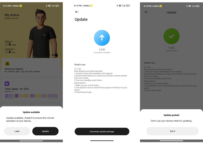 Đồng hồ Xiaomi Mi Watch vừa có bản cập nhật thêm các tính năng mới: Điều khiển chụp ảnh, hỗ trợ Amazon Alexa...