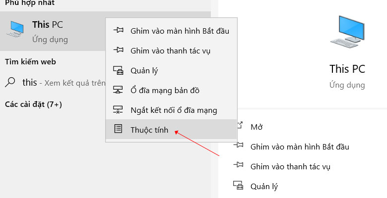 Hướng dẫn cài đặt driver máy in Canon > Hướng dẫn cài đặt driver máy in Canon - Thuộc tính