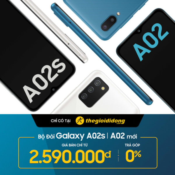 Galaxy A02 ra mắt tại Việt Nam
