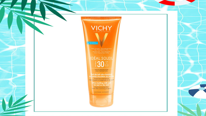 Kem chống nắng Vichy SPF 50 PA+++ Ideal Soleil Ultra-Melting Milk Gel
