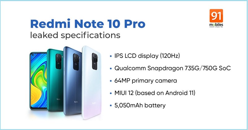 Rò rỉ các phiên bản bộ nhớ RAM, ROM và các tùy chọn màu sắc của Redmi Note 10 Pro Max trước ngày ra mắt Rò rỉ các phiên bản bộ nhớ RAM, ROM và các tùy chọn màu sắc của Redmi Note 10 Pro Max trước ngày ra mắt