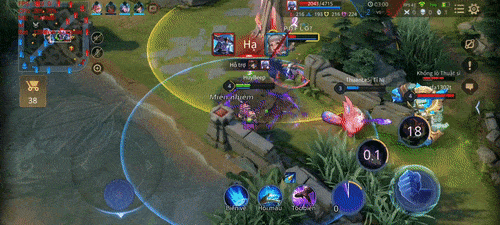 Trải nghiệm game Liên Quân Mobile trên Galaxy A51.