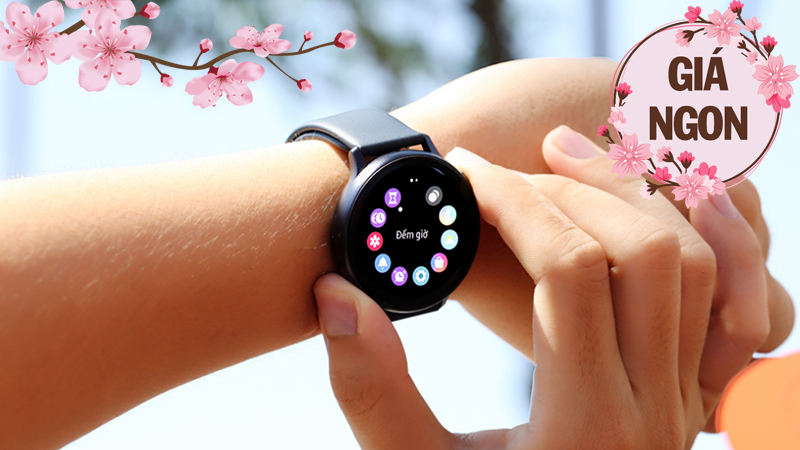 Samsung Galaxy Watch Active 2 44mm viền nhôm dây sillicone Samsung Galaxy Watch Active 2 44mm viền nhôm dây sillicone